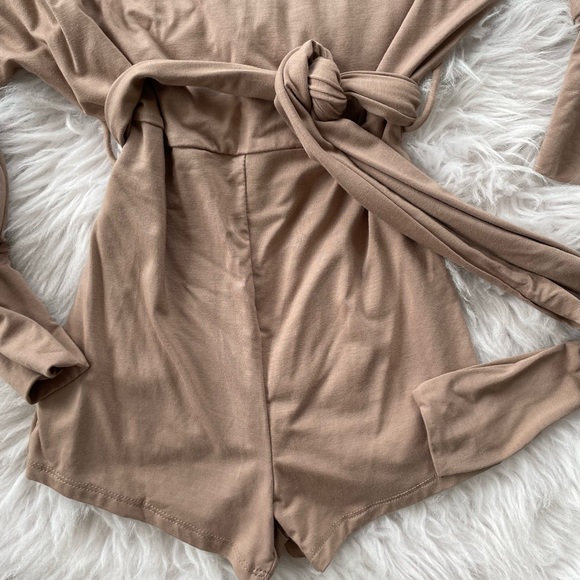 Fashion Nova Down For Some Loungin’ Shorty Romper - Picture 4 of 8